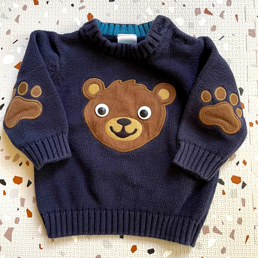 3-6mo Bear Sweater